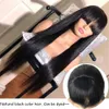 IShow corpo Straight parrucca riccia peruviano profondo allentato Nessuno del merletto umani parrucche dei capelli con la frangetta Acqua Bang parrucca per Black Women