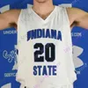 New State College 2022 Basketball usa Jerseys de basquete de Indiana Sycamores Jersey NCAA College Tyreke Key Barnes Jake Laravia C
