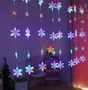 3M LED copo de nieve cortina luz led linterna decorativa habitación Navidad día luces de fondo