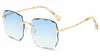 Atacado-óculos de sol óculos de sol sem aro de luxo óculos de sol quadrado marca designer para mulheres sem moldura 148