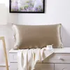1ピース100％の自然桑の絹の枕カスタム枕カセットシルクサテンの枕枕カバー健康な標準クイーンキング多色