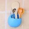 Wholesale- 2016 Hot Organizer Bathroom Toothbrush Holder Cup Wall Mount Sucker Toothpaste Dispenser Toothbrush Holder Suction Hooks Cups