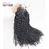 Remy Brazilian Curly Micro Loop Extension Human Hair Extension 1B Wavy 12-28inch 1G/Strand 100g/Pack Natural Black 8 Colors اختياري رخيصة