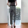 Kvinnor Casual Straight Jeans Fashion Trend High Waist Loose Byxor Penna Byxor För Dam Designer Ny Spring Grils Ankel Längd Jeans