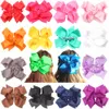 16 pcs Grandes Cabelo Arcos Clipes Para Meninas 7 Polegadas Enorme Grande Deck-deck Bow Boutique Cabelo Arcos Para Meninas Crianças Crianças Mulheres