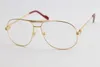 고품질 판매 패션 금속 선글라스 클래식 파일럿 금속 프레임 간단한 레저 컷 안경 금은 실버 디자이너 안경