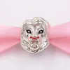 Andy Jewel 925 Sterling Silver Beads DSN Siba Lion Charm Charms يناسب أساور المجوهرات الأوروبية على طراز Pandora.