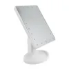 Vente chaude Miroir de maquillage tactile Sn rotatif à 360 degrés avec 16 / 22 lumières Led miroir de vanité professionnel Table de maquillage de bureau Mirror4531353