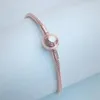 New Fashion Ball Bracciale per Pandora Luxury Designer 925 Sterling Silver Rose Gold Plated Lady Snake Bracelet Original Box Set