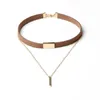 Velvet MultiLayer Tassel Chokers Hängsmycke Halsband Strandkrage Smycken Flickvän Julklapp Utsättning Choker Halsband Smycken