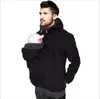 Nouvelle Vente Chaude Automne Hiver Maternité Porte-Bébé Veste Mère Kangourou Hoodies Manteaux Survêtement Père Noir Hoodies Détail