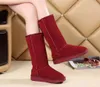 Designer-n's Classic tall Boots Womens Boot Snow Bottes d'hiver bottes en cuir drop shipping