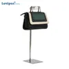 Adjustable four colors metal Handbag Display Rack Women Handbag Bag showing wig hat scarves display stand holder rack