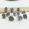 100 pièces pomme de pin breloques pendentifs rétro bijoux accessoires bricolage Antique argent pendentif pour Bracelet boucles d'oreilles porte-clés 13*8mm