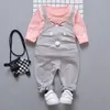 Ensemble de printemps pour bébés filles, 2 pièces/lot, costume à la mode, T-shirt + pantalon, vêtements pour enfants filles, vêtements d'extérieur