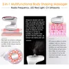 Mini palmare RF Ultrasonic Body Slimming Massager EMS Fat Remove Perdere peso Dispositivo di bellezza LED RF Vita Addome Macchina per rassodare la pelle