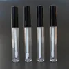 3ML ML Empty Lip Gloss Containers Bottle Cosmetic Container Tube W/ Plug Black Cap For Lip Samples Travel Split Charging DIY Makeup