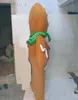 2019 Rabattfabrik Försäljning Gingerbread Man Mascot Kostym Vuxen Storlek