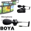 Freeshipping Professional 3.5mm Stereo Mikrofon Kondensor Video Audio Recorder Mic för DSLR-kamerakamera