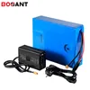 Batterie au lithium Rechargeable 52v, 40ah, 50ah, 60ah, pour vélo et scooter électrique, 51.8v, 1500w, 2000w, kits de moteurs pour cellules Samsung 25R