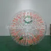 Snelle levering opblaasbare verlichting Zorb bal 3M dia menselijke maat hamster bal met verlichting clear pvc gras bal Promotie!