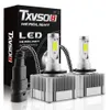 لمبة TXVSO8 2PCS D1S D3S LED السيارات العلوي الضباب 72W 28000LM السوبر مشرق المتقدم مصباح السيارات 6000K الأبيض أضواء مقابل HID