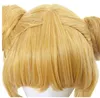 Maat verstelbare pruik Gloednieuwe Sailor Moon Cosplay Pruiken 130 cm Lange Blonde Pruiken Hittebestendige Synthetisch Haar Perucas Cosplay Wig1668788