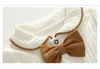 Retail born baby cotton Gentleman Bow Tie rompers long sleeve jumpsuit one-piece jumpsuits toddle infant kids designer clothes