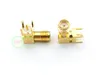 100pcs Gold SMA female right angle solder PCB mount RF Adapter