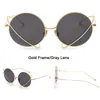 Wholesale- Round Fashion Sunglasses Women Men High Quality Metal Frame Brand Designer Sun Glasses For Driving Fishing Shades UV400