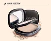 Drop Ship 3 Farben Gesichtspuder Fix Pressed Powder Palette Face Foundation Base Makeup Illuminator Puff Contour Nude Compact Cosmetics