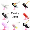 Tamax 15pcs Tırnak Fırçaları İnşaatçı Jel Cilple Boyama Astarı Tırnak Sanatı Çizim Baskı Fırçaları Set Manikür DIY Dotting Noktası Alet Kitleri
