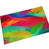 Zeegle Rainbow Wzór podłogowy mata gumowa maty łazienkowe dywan przeciwprawy do salonu sypialnia dywan kuchenny Mats9705048