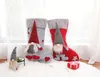 Świąteczne trójwymiarowe figurki bez twarzy pończoch świąteczne torby na prezent świąteczne torby cukierki starego bólu dekoracje DC310