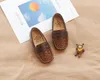 Boys Moccasins Girls PU Leather Shoes Soft Kids Loafers Children Flats Casual Boat Shoes Children's Wedding Leather Shoes