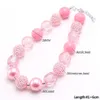 Loverly Rose Style Bébé Filles Perles Collier Pour Enfant Enfants À La Main Chunky Bubblegum Collier Charmant Bijoux