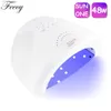 Lampe pour sèche-négoirs 48W Sunone UV Lampe à ongles LED pour la sécheuse de manucure Séchoir Gel Polish Lampe UV Feecy