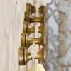 DIY Mini Coat Hanger Hook Wall Mounted Brass Handduk Krokar Antik Brass Oil Rubbed Bronze Färdig 1PC