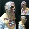 Halloween Prop Walking Dead Latex Mask Full Head Horror Zombie Masks Costume Party Decoration AN88 T2007038994689