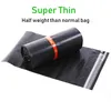 Courier Bag Black Envelope Mailing Bags Thickening waterproof white Self Adhesive Seal Plastic Pouch 15 25cm 400pcs2928