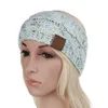 Sports mulheres malha Crochet Headband Inverno Hairband Turban Rabo Caps Stretchy Headwrap Ear Warmer Beanie Cap Headbands