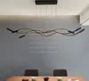 Lampadario a led moderno a forma di onda per sala da pranzo cucina negozio decorazione della casa Lampadario a sospensione 110-240 V MYY