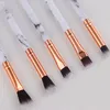 20Pcs Marble Eye Brushes Makeup Brush Set Eyeshadow Eyebrow Eyes Cosmetic Brushes Beauty Tool