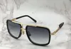 Summer Square Pilot Sunglasses for Men Gold/Grey Gradient Titanium Vintage Driving Sun Glasses Mens Sunglasses New in Box