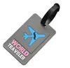 30pcs Luggage tags World Traveler Printing Travel Accessories Silica Gel Suitcase ID Addres Holder Baggage Boarding Portable Label