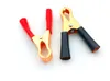Freeshipping 100PCS 50A 80mm CAR BATTERY Insulated CLIP ALLIGATOR Test Clamp