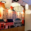 Moderne zijde Hanglamp Simplistische Suspension Lighting Woonkamer Slaapkamer Hotel Hall Cafe Restaurant Japan Style Hanging Light 8 patronen