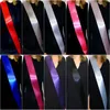 Blank Sash Satin Shoulder Ribbon Hen Party Birthday Baby Shower Party DIY Decoration Retirement Sash