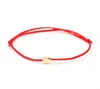 20pcs Red corda Friendship Bracelet para as Mulheres Homens Copper Pentagram Pulseiras amantes desejo Jóias