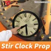 YOPOOD Clock Prop Escape Room in Real Life Stir clock in correct time to unlock takagism game prop set certain time previously